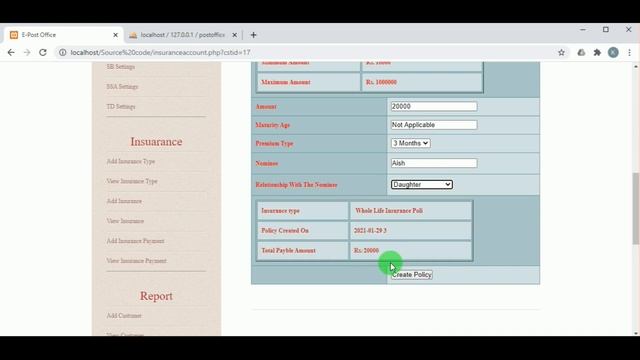 PHP - MySQL Online Post Office Project смотреть онлайн