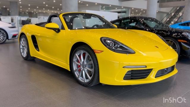 2024 Porsche 718 Boxster S In Racing Yellow With Chalk Interior!