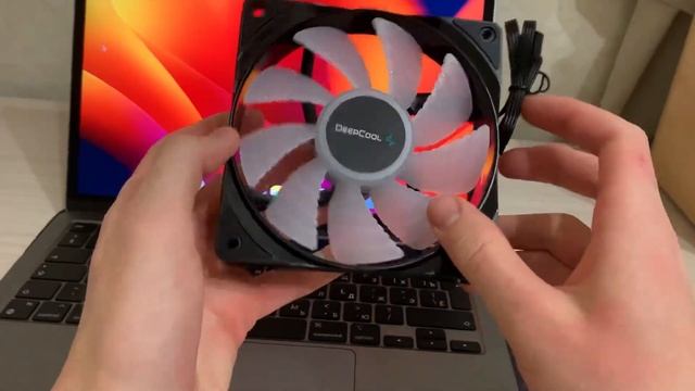 ОБЗОР КУЛЕРА DEEPCOOL RF120FS С RGB ПОДСВЕТКОЙ смотреть онлайн