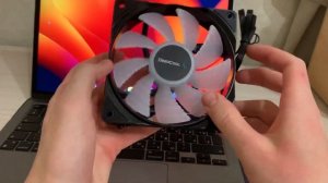 ОБЗОР КУЛЕРА DEEPCOOL RF120FS С RGB ПОДСВЕТКОЙ