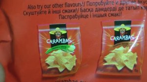 #63 Unboxing and review of food/ Carambas Чипсы Кукурузные