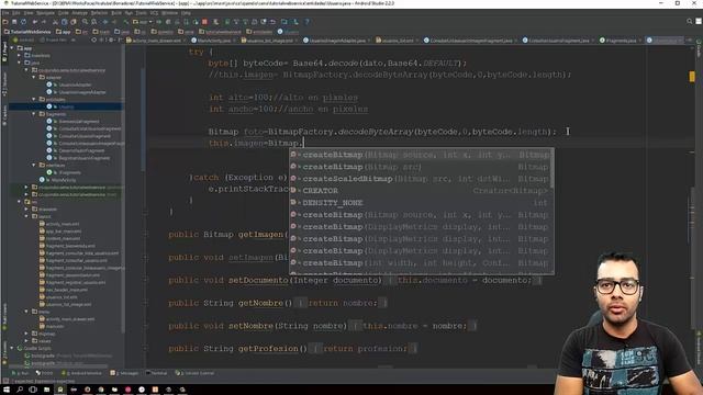 95. Part 8. Bajar Resolución Imágen (Solución OutOfMemoryError) - BD Remota en Android смотреть онлайн