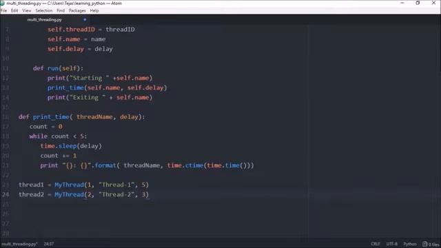 Multithreading Python Programming Tutorial смотреть онлайн