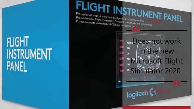 Logitech G Pro Flight Instrument Panel