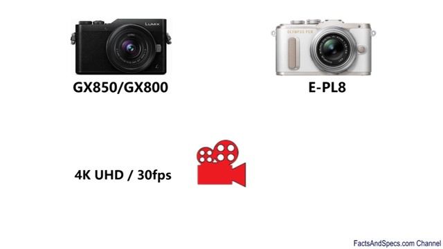 Panasonic DC-GX850/GX800 vs Olympus PEN E-PL8 смотреть онлайн