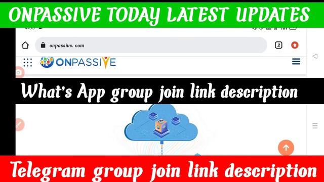 ONPASSIVE TODAY GLOBAL EVENT UPDATES। ONPASSIVE News।ONPASSIVE Launching New Updates। ONPASSIVE ?? смотреть онлайн