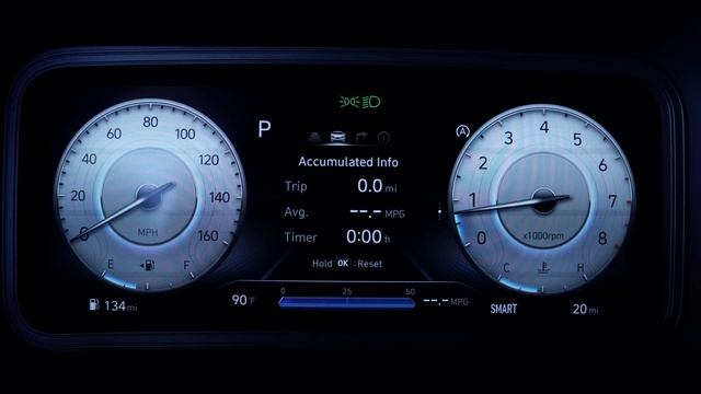2022 Hyundai Kona - Digital Instrument Cluster смотреть онлайн