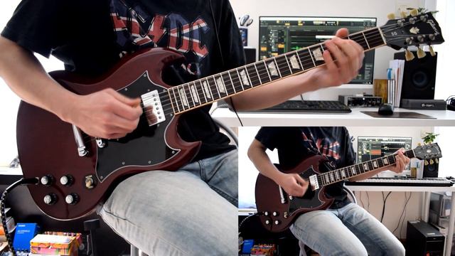Angus Young Guitar Solo Style (AC/DC) - Gibson SG Standard
