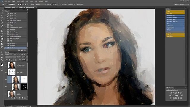 How To Make A Water Color In Photoshop (photoshop & Impressionist Aquarelle)