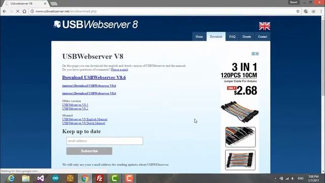 Free Portable Webserver (USBWebserver) смотреть онлайн