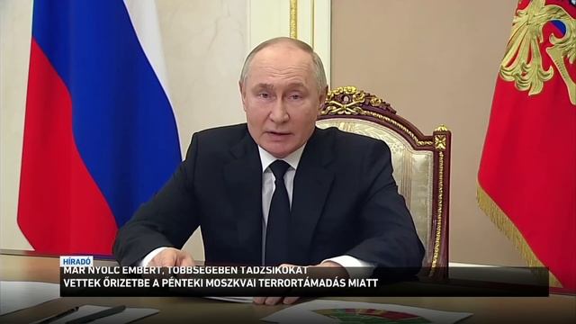 Már nyolc embert vettek őrizetbe a moszkvai terrortámadással összefüggésben смотреть онлайн