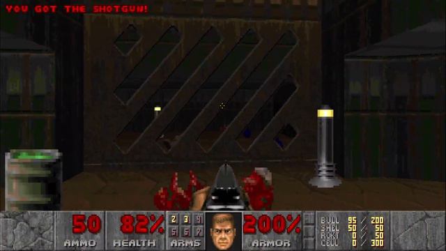 Doom 1993 walkthrough no commentary E1M1:Hangar (All Secrets) смотреть онлайн