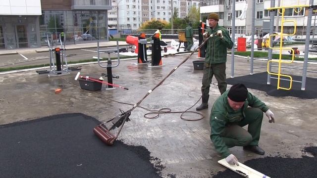 #оборудованиедляукладки Вал Прохоров, отличный помощник для укладки бесшовных резиновых покрытий смотреть онлайн