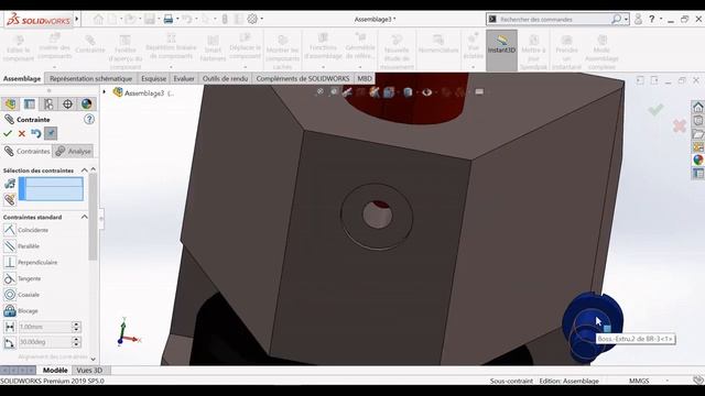 SolidWorks Exercice N°06 - Partie 3 : Assemblage des pièces + Vue éclatée - Borne réglable смотреть онлайн