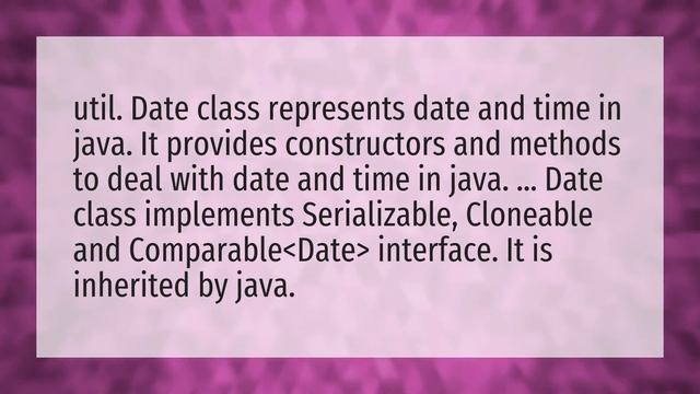 What is Java Util date? смотреть онлайн