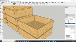 SketchUp проект стола для торцовочной пилы. Mitre Saw Station