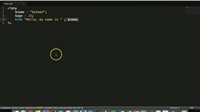 4.PHP AND MYSQL (Variables) смотреть онлайн