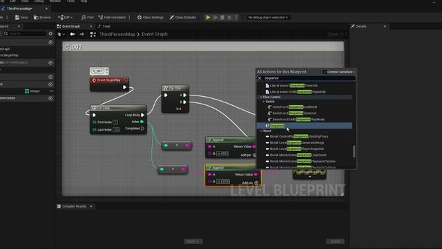 UE5 Blueprints Tutorial 010-11 Create A Node: Sequence ノードの作成（Sequence） смотреть онлайн