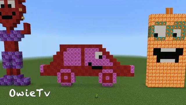 Numberblocks in Minecraft COUNTING BY 20 Learn to Count | Skip Counting by 20s Number Songs For Kid смотреть онлайн