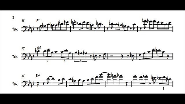 Erik Hughes Trombone Solo Transcription "Caravan" смотреть онлайн