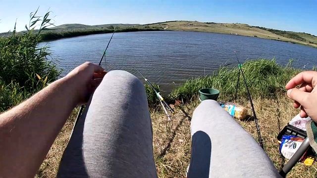 Рыбалка на маленьком ПРУДУ/ лучшая РЫБАЛКА выходного дня смотреть онлайн