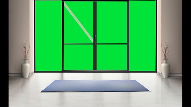 realistic empty room - green screen смотреть онлайн