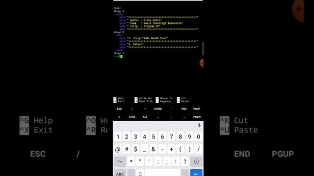 cara membuat script termux program sh смотреть онлайн