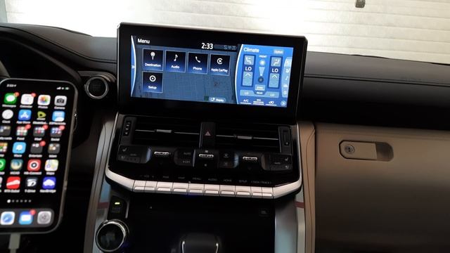 Apple CarPlay setup in my New Land Cruiser 2022 смотреть онлайн
