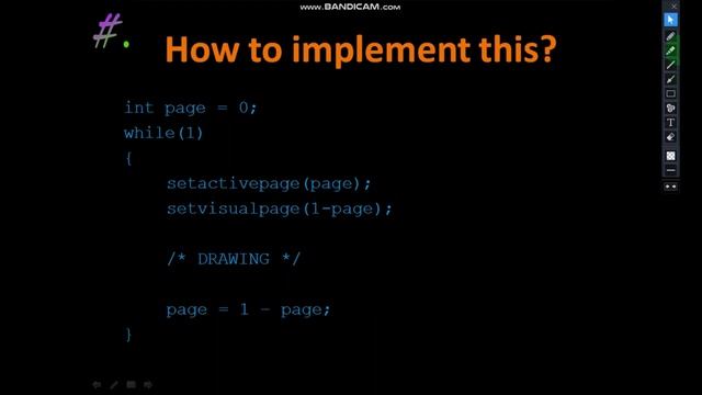 Part 17 | How to remove Flickering of graphics | Double Buffering | Graphics in C++ смотреть онлайн