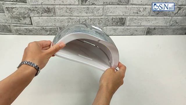 UV LED светодиодная лампа SUN X серебряный голографик 54 W смотреть онлайн