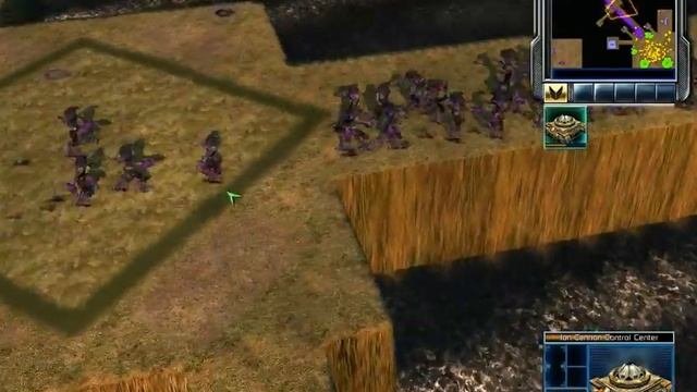 Command & Conquer 3 Tiberium Wars, Online 1v1, Bridge To Nowhere Map, Big Fight!!