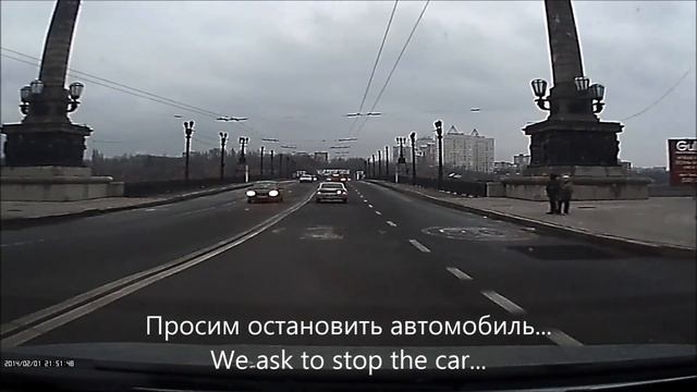 погоня ДПС ДНР за Mercedes-Benz смотреть онлайн