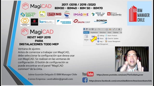 MAGICAD REVIT 2018/2019 - PARTE 1-1- Jaime Guzman Delgado El BIM Manager Chile смотреть онлайн