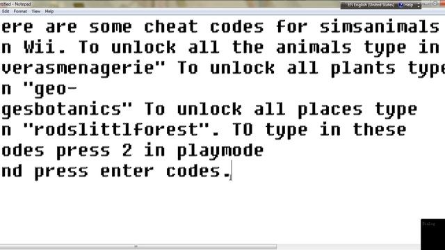 Sims Animal Wii Cheat Codes - 100% Working смотреть онлайн