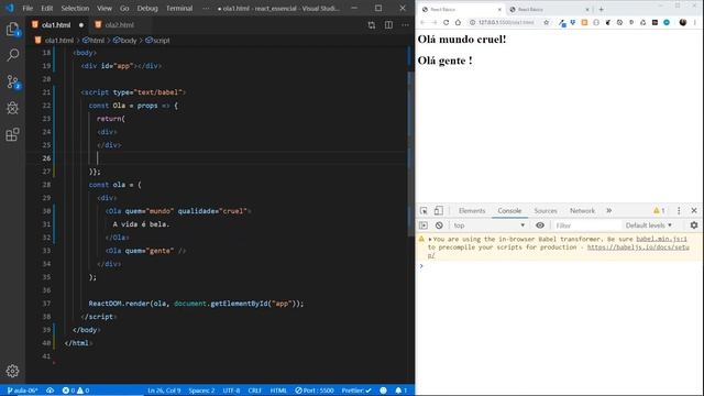 React Essencial - aula 06 смотреть онлайн