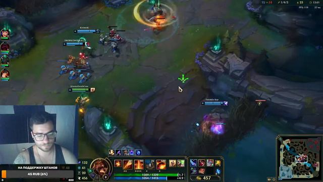 Ночная Лига Легенд, Тестим новый режим и жестко саппортим смотреть онлайн