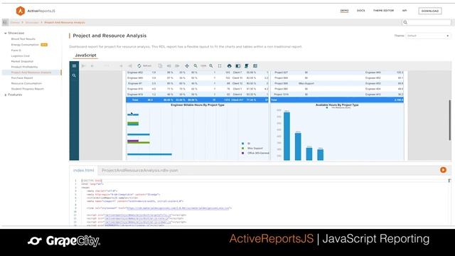 GrapeCity JavaScript - UI Components, Reporting Tools, Spreadsheet Solutions смотреть онлайн