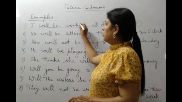 Tense: Future Continuous || Explained In Hindi || Temple Of English Learning || Vandana Sukheeja смотреть онлайн