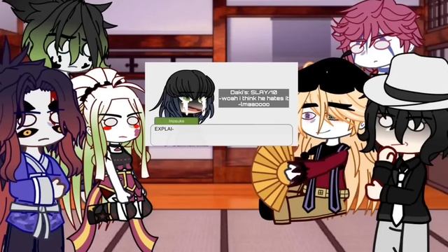 Uppermoons React To Inosuke Tries On Uppermoon's Outfit!