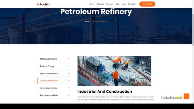 Anju - Industry and Factory WordPress Theme 13 modern theme смотреть онлайн