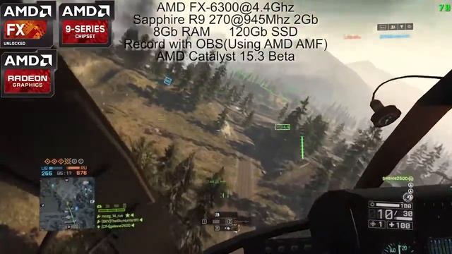 Battlefield 4:AMD FX-6300 and AMD R9 270 смотреть онлайн