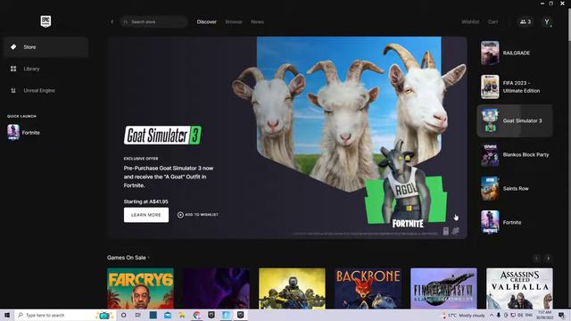 How To Get The Goat Skin For FREE! (Goat Simulator 3 X Fortnite) смотреть онлайн