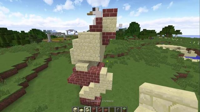 СТАТУЯ ВОИН в МАЙНКРАФТ - Как построить ?  Minecraft