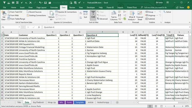 Excel Space Challenge: Replace Spaces with Empty Cells - Episode 2206 смотреть онлайн