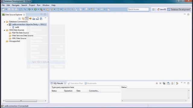 Embedded Derby using Eclipse Database Development - Tutorial смотреть онлайн