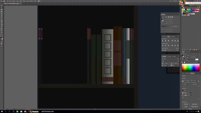 Making a Scene in Adobe Illustrator CC | Room Interior | Speed Art смотреть онлайн