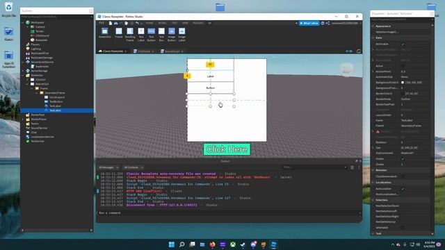 How to make a clicker game in Roblox! 2022 Rebirths, Clicks, Menu's, and Audio! смотреть онлайн
