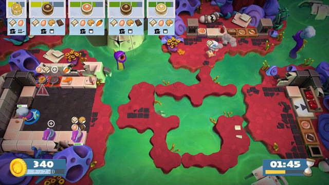 【オーバークック2】グルメギャラクシー6-2攻略★★★★【OVERCOOKED2】