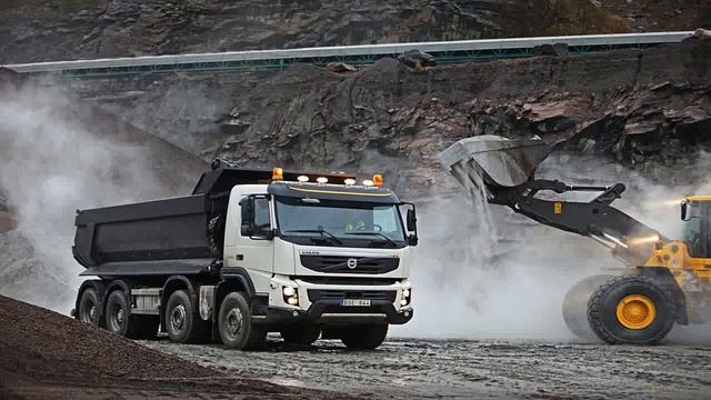 Volvo FMX The Squall Wielton Tipper Semitrailer