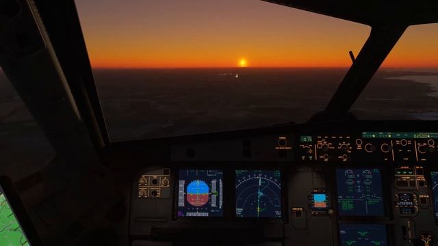#xplane11 | Посадка на закате в Калининграде | Airbus A321 | S7 Airlines